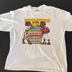 Vintage 1990’s Education is the Key Graphic T-Shirt